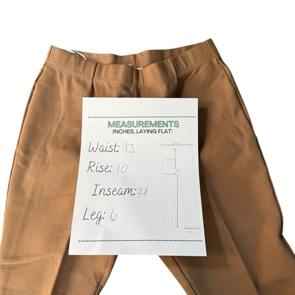 Essentials by Sioni Beige Slim Stretch Pants – Size 8 - Picture 8 of 8